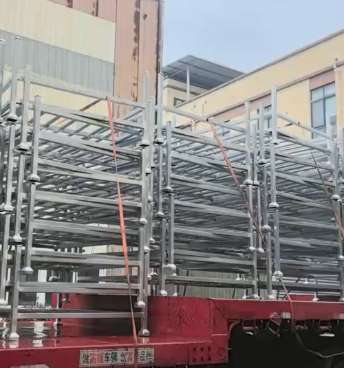 贵州粮油公司定制堆垛架发货