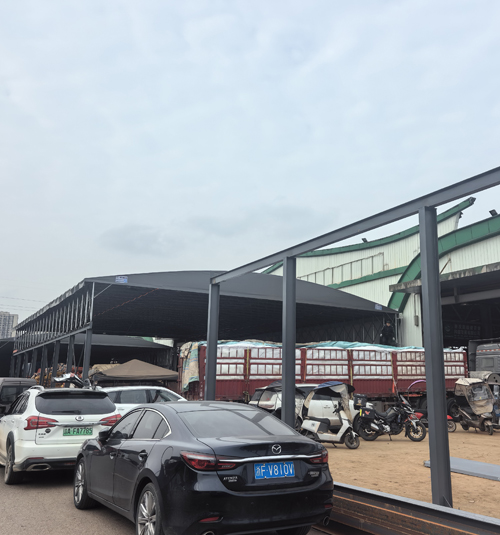 重庆双福农贸城大型推拉蓬